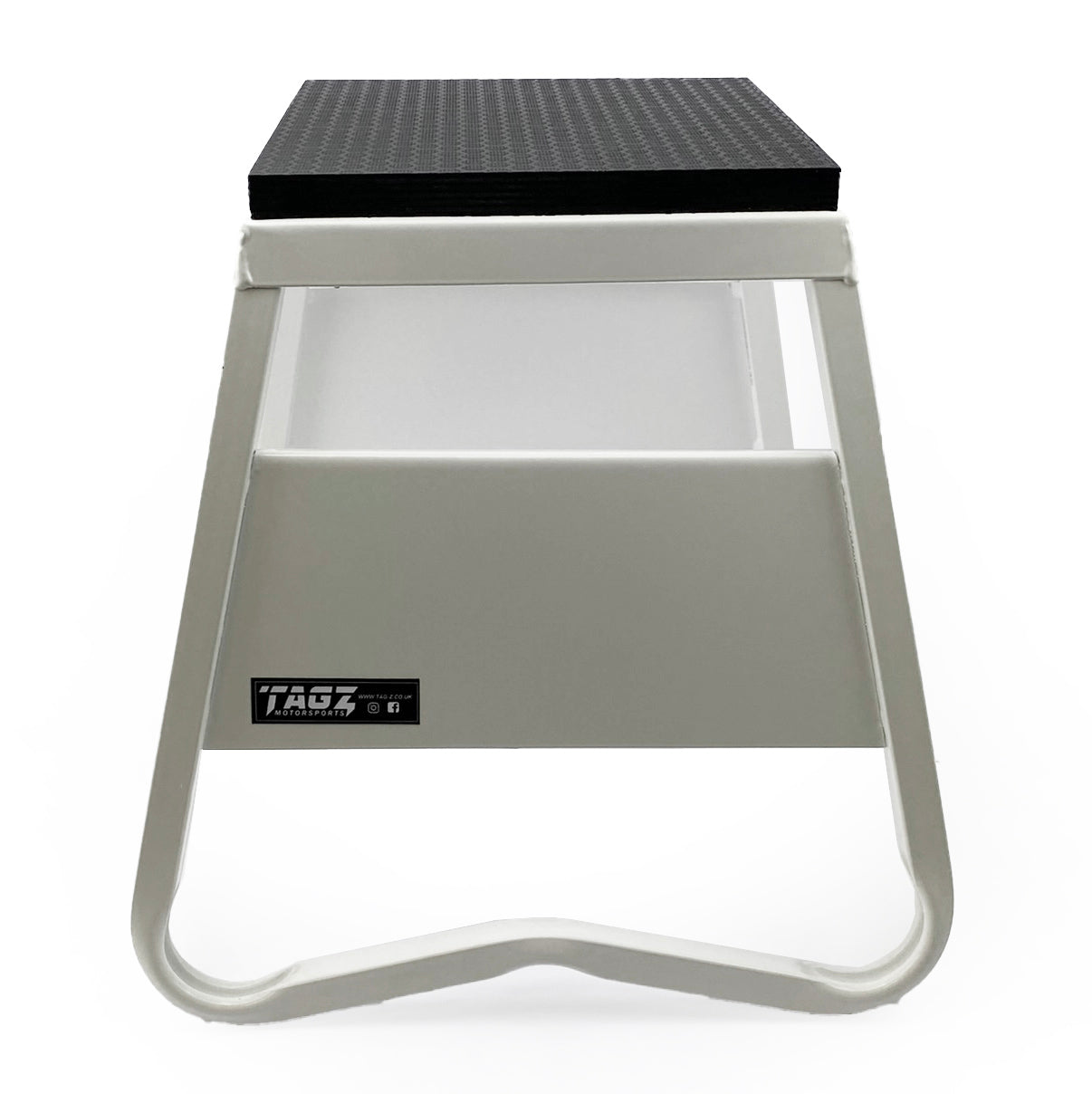 HEAVY DUTY STEEL BOX STAND MX, MEDIUM / 380mm HIGH MX STAND, WHITE