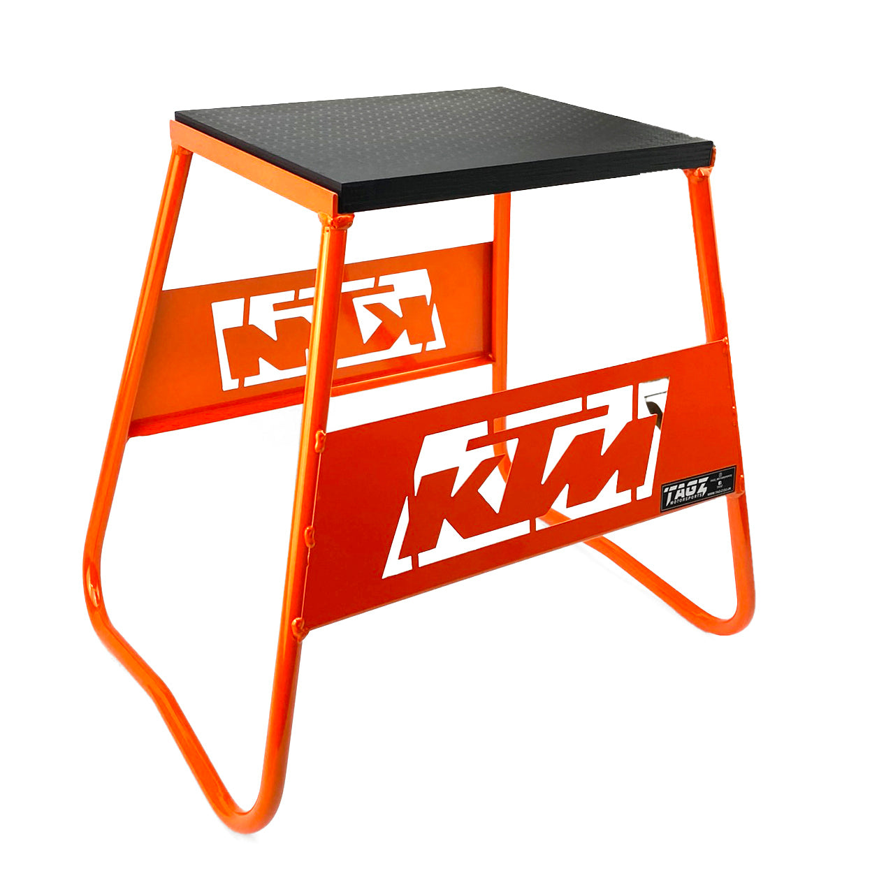 STAND 440 ORANGE KTM LOGO, MX LOGO STAND, SHOW ROOM STAND