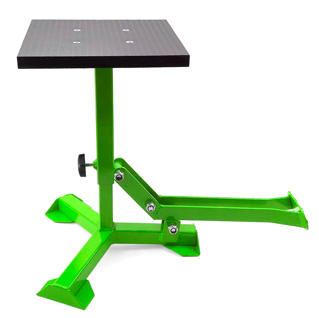 ELITE TRIPOD POP UP STAND, BIG FEET / GLOSS GREEN / TAG-Z, MX STAND PIT PADDOCK ENDURO