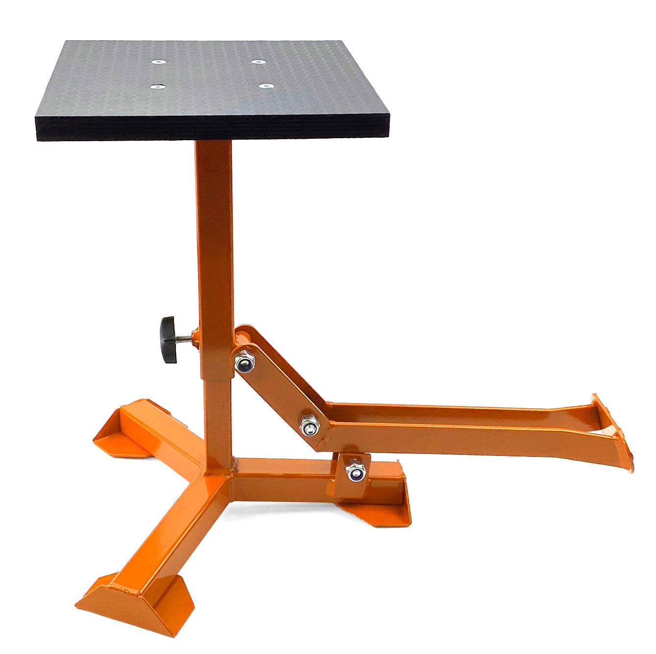 ELITE TRIPOD POP UP STAND, BIG FEET / GLOSS ORANGE / TAG-Z, MX STAND PIT PADDOCK ENDURO