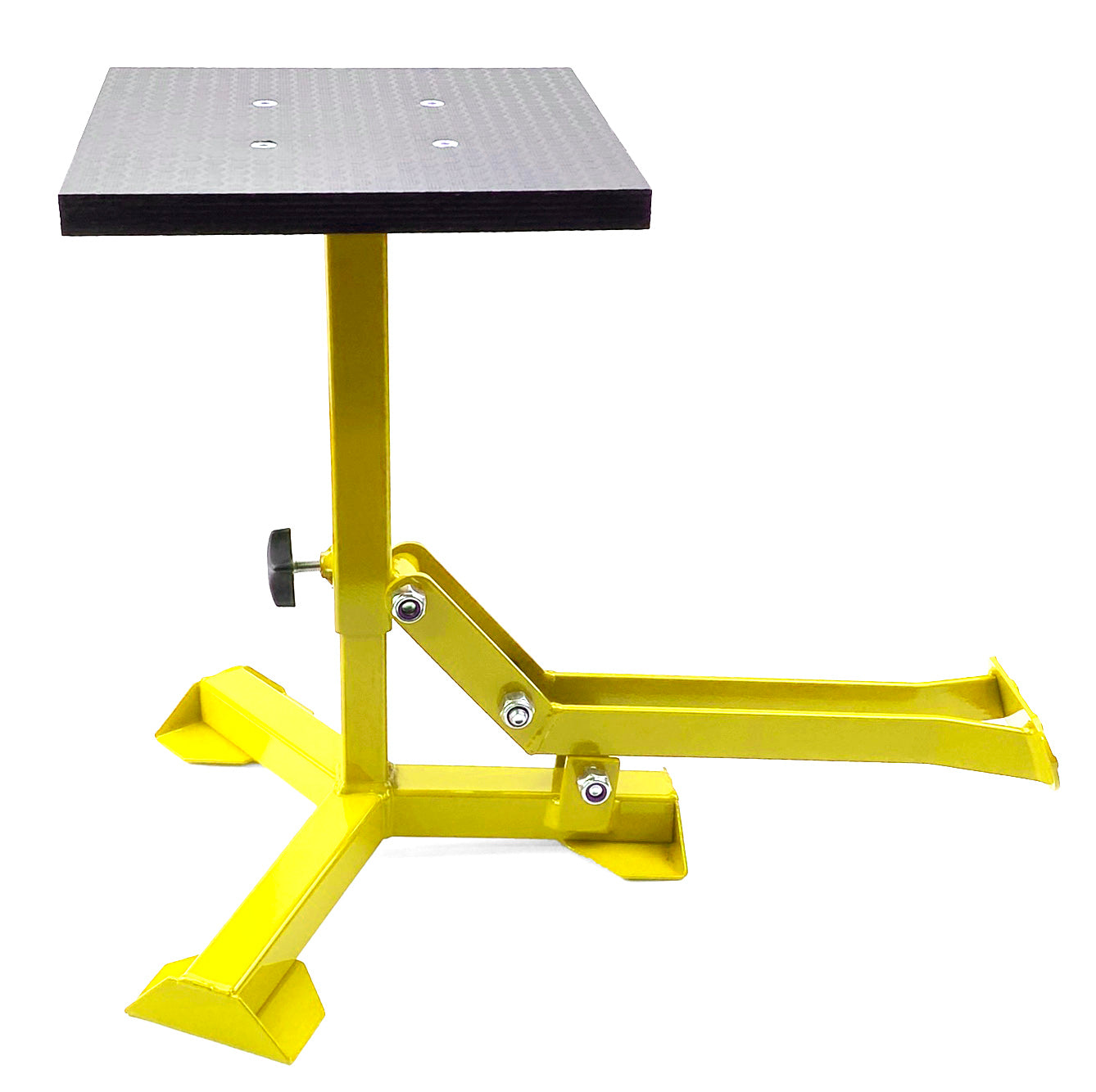 ELITE TRIPOD POP UP STAND, BIG FEET / GLOSS YELLOW / TAG-Z, MX STAND PIT PADDOCK ENDURO
