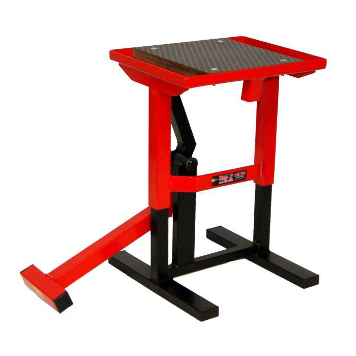 HD SUPER LIFT TWIN LEG STAND, RED, TOP QUALITY TAG-Z STAND