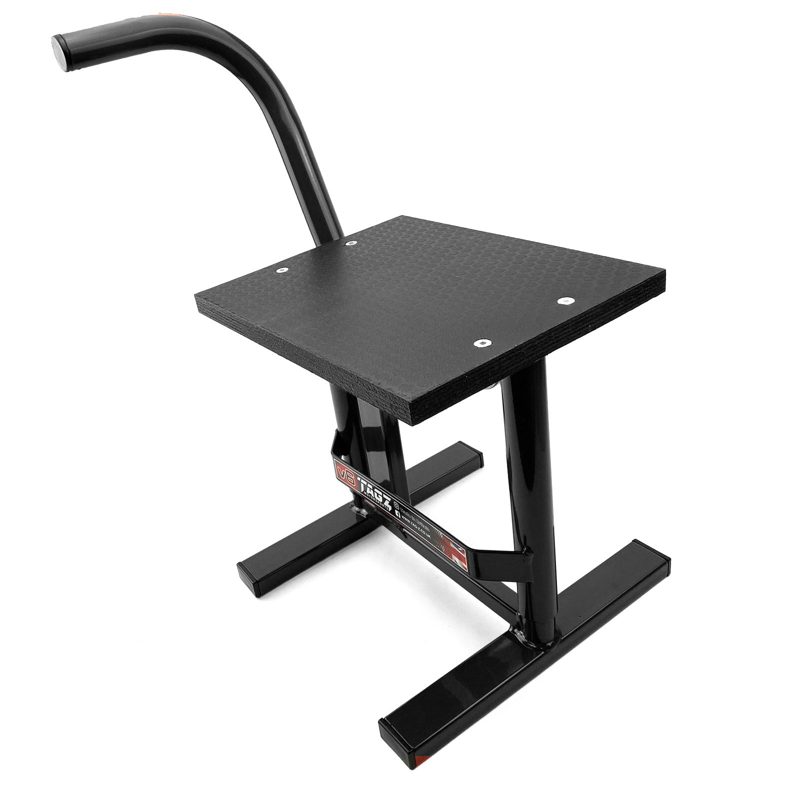 HD JACK-UP-STAND TWIN LEG v5, MX & ENDURO 125>625CC BIKES, LARGE STAND 440mm HIGH MX