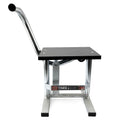 HD JACK-UP-STAND TWIN LEG v5, BRIGHT ZINC PLATE, LARGE STAND 440mm HIGH MX