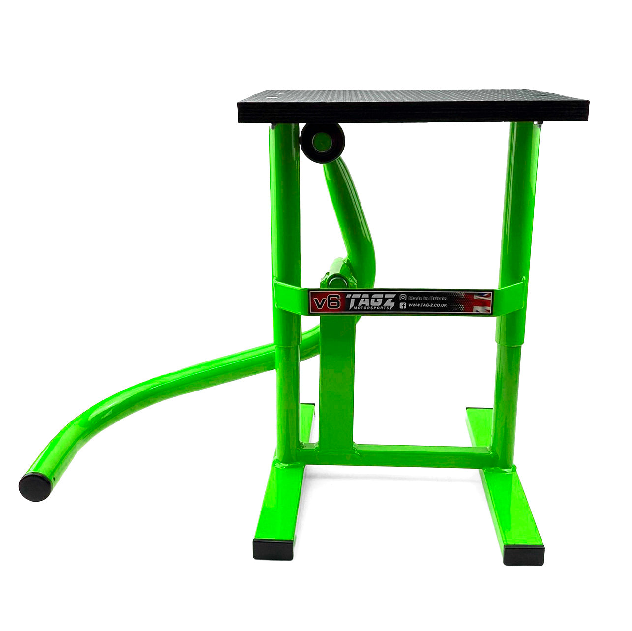 HD JACK-UP-STAND TWIN LEG v5, MX & ENDURO 125>625CC BIKES, LARGE STAND 440mm HIGH MX