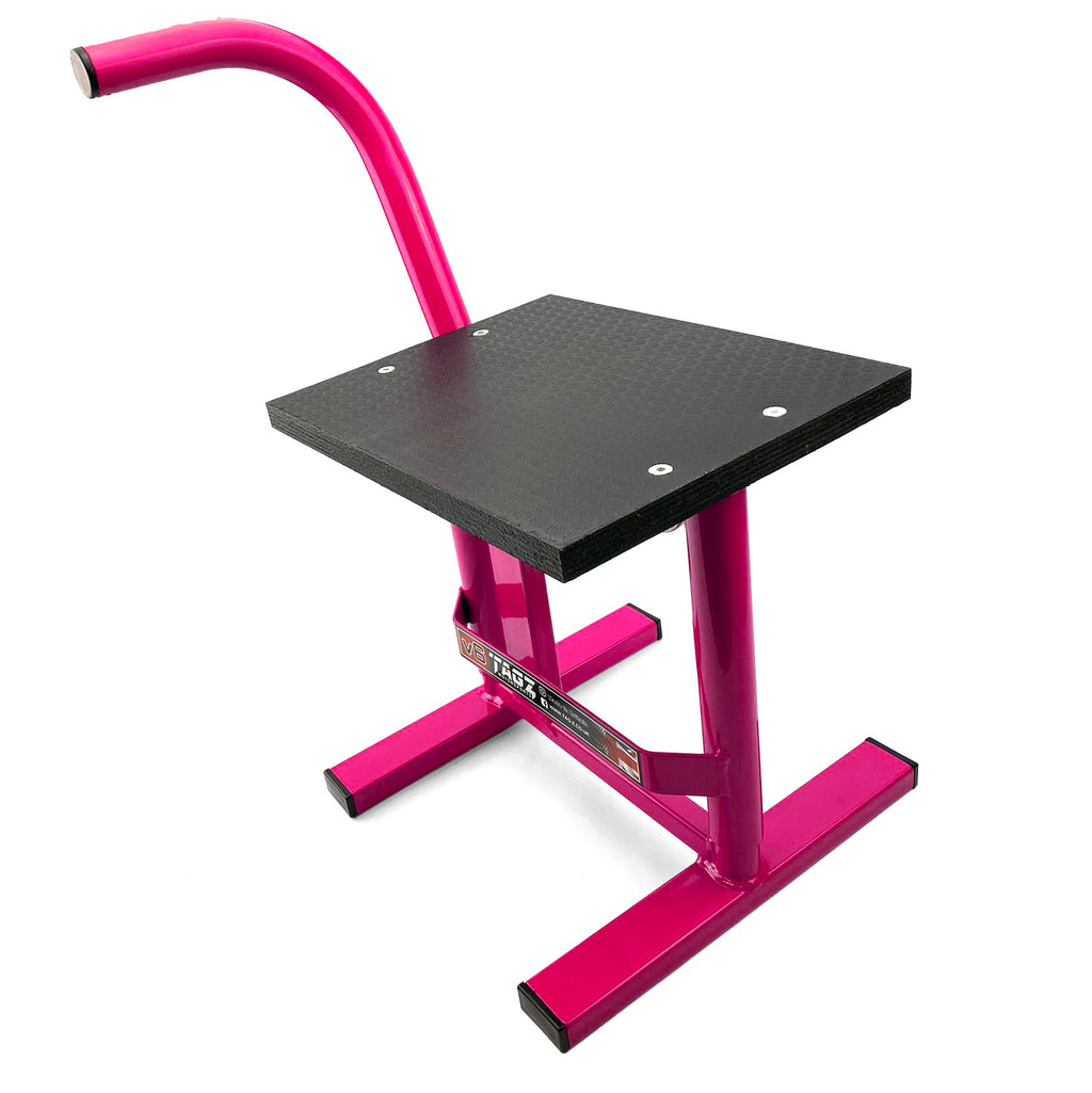 HD JACK-UP-STAND TWIN LEG v5, MX & ENDURO 125>625CC BIKES, LARGE STAND 440mm HIGH MX