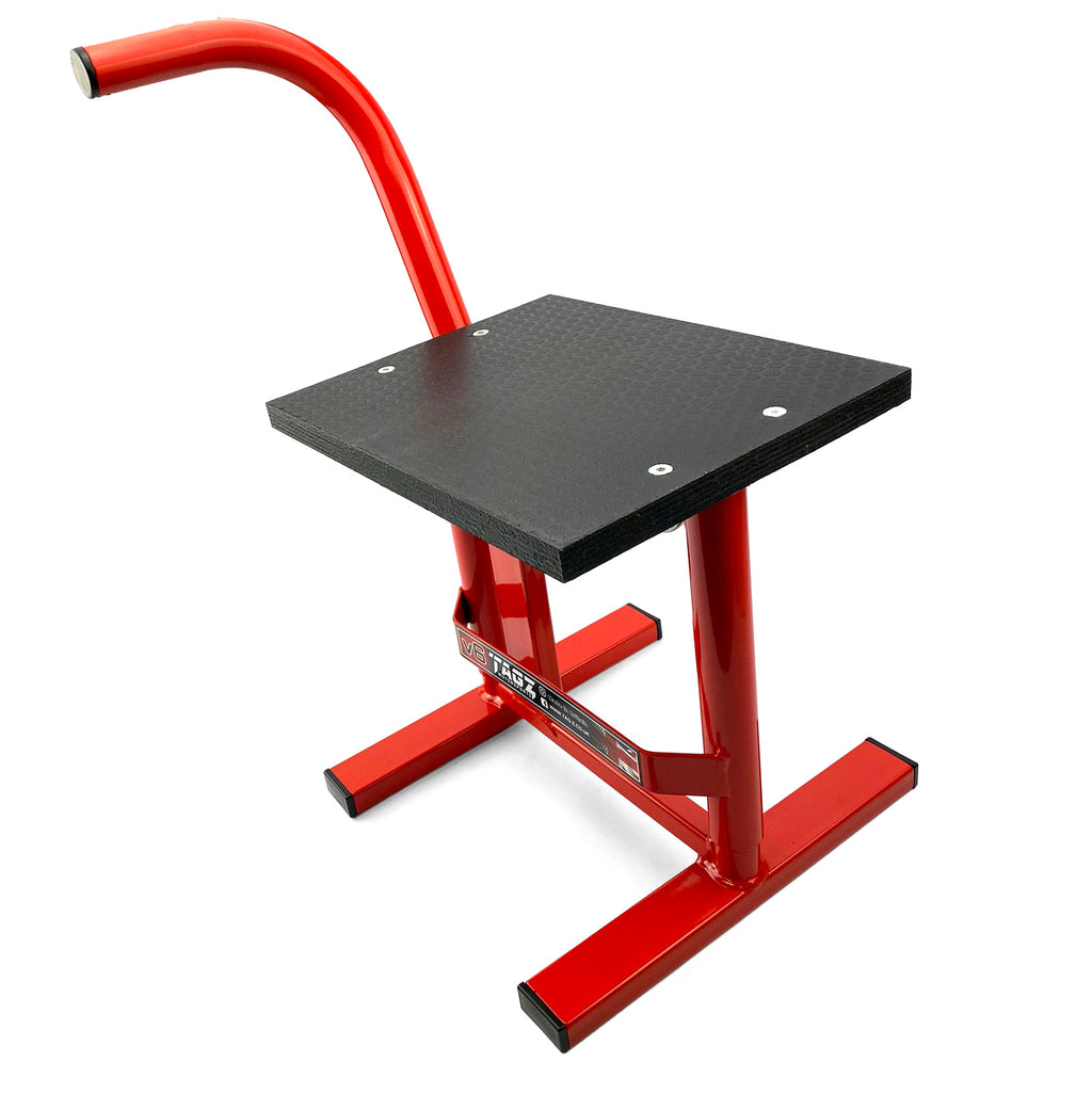 HD JACK-UP-STAND TWIN LEG v5, MX & ENDURO 125>625CC BIKES, LARGE STAND 440mm HIGH MX