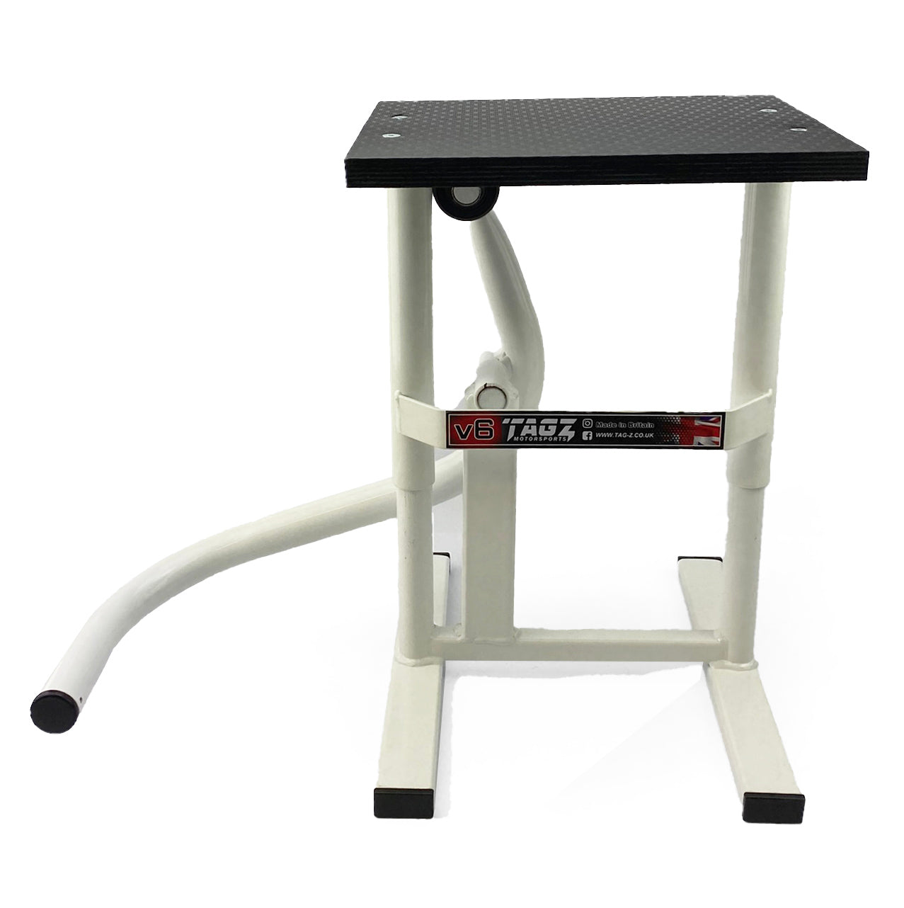 HD JACK-UP-STAND TWIN LEG v5, MX & ENDURO 125>625CC BIKES, LARGE STAND 440mm HIGH MX