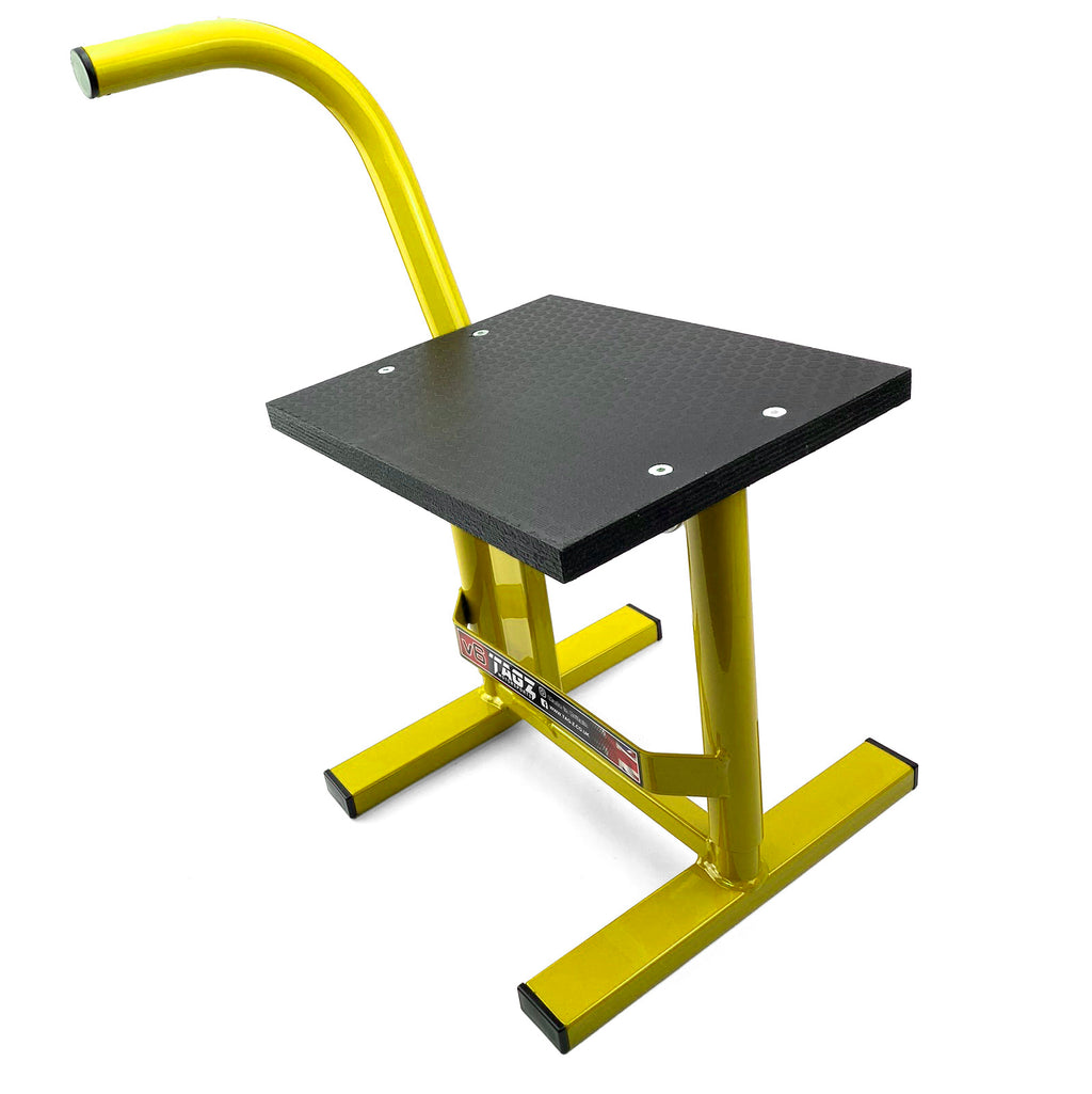 HD JACK-UP-STAND TWIN LEG v5, MX & ENDURO 125>625CC BIKES, LARGE STAND 440mm HIGH MX