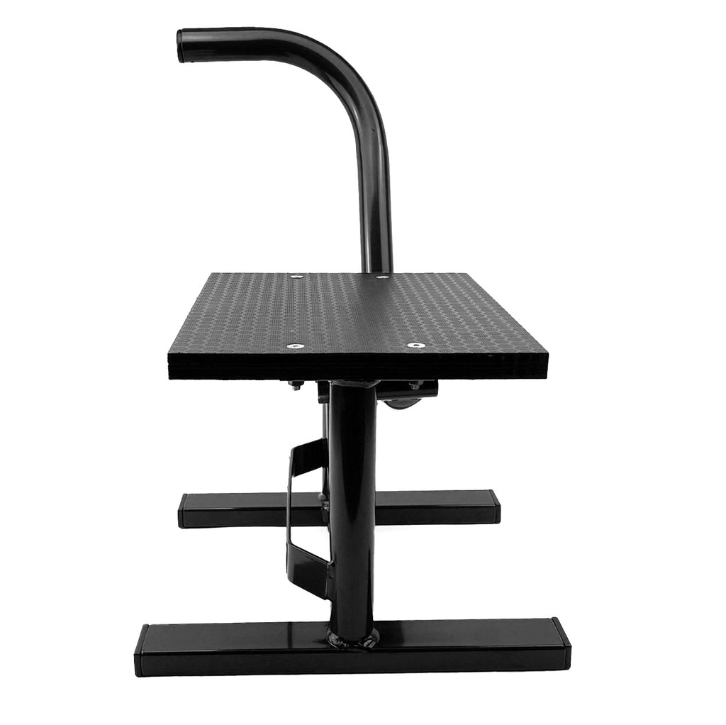 HD JACK-UP-STAND TWIN LEG v5, SCHOOL BOY / SUPER MOTO STAND, MEDIUM STAND 350mm HIGH