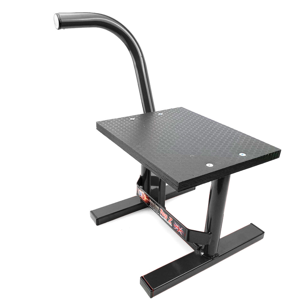 HD JACK-UP-STAND TWIN LEG v5, SCHOOL BOY / SUPER MOTO STAND, MEDIUM STAND 350mm HIGH