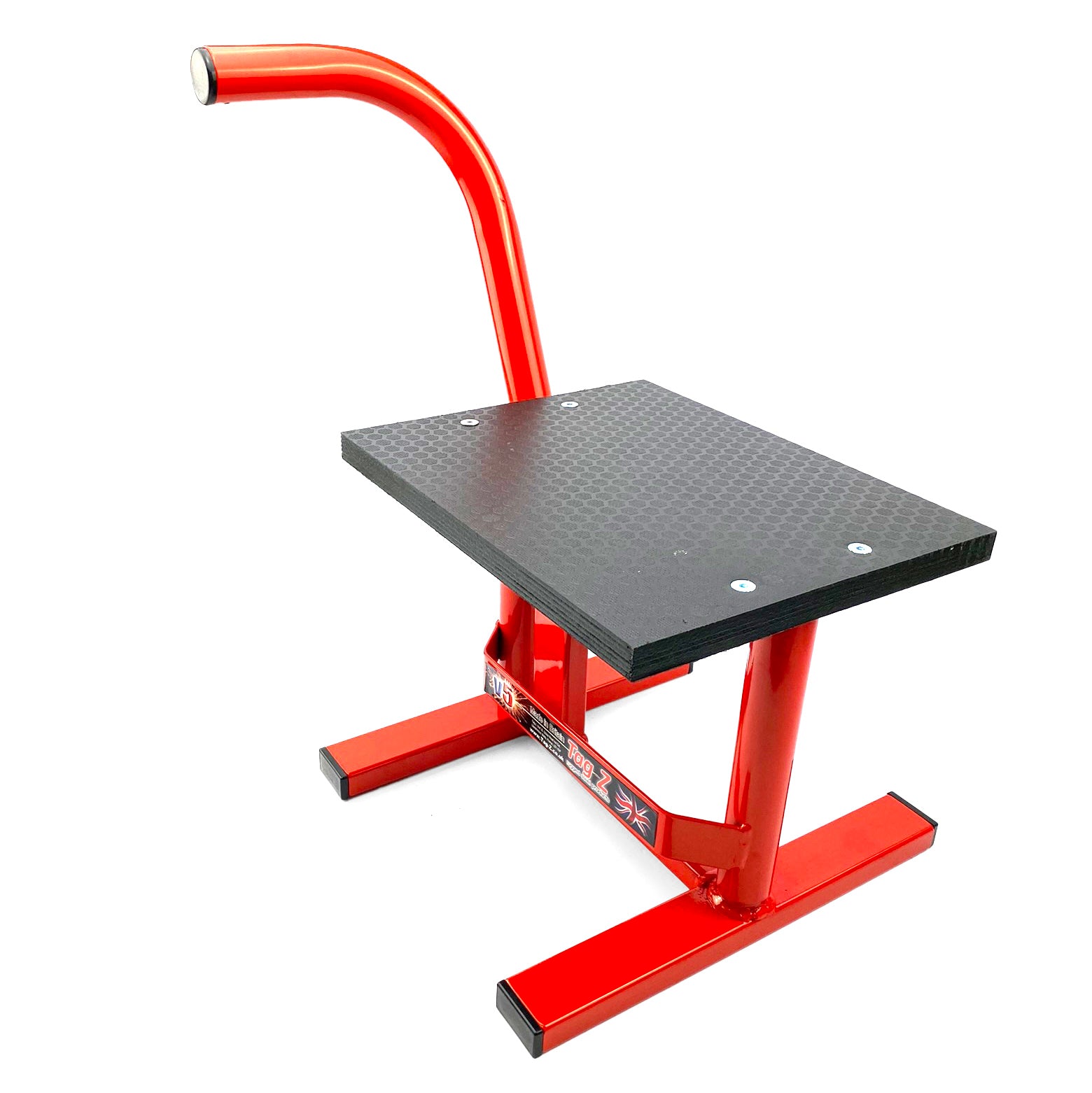 HD JACK-UP-STAND TWIN LEG v5, SCHOOL BOY / SUPER MOTO STAND, MEDIUM STAND 350mm HIGH