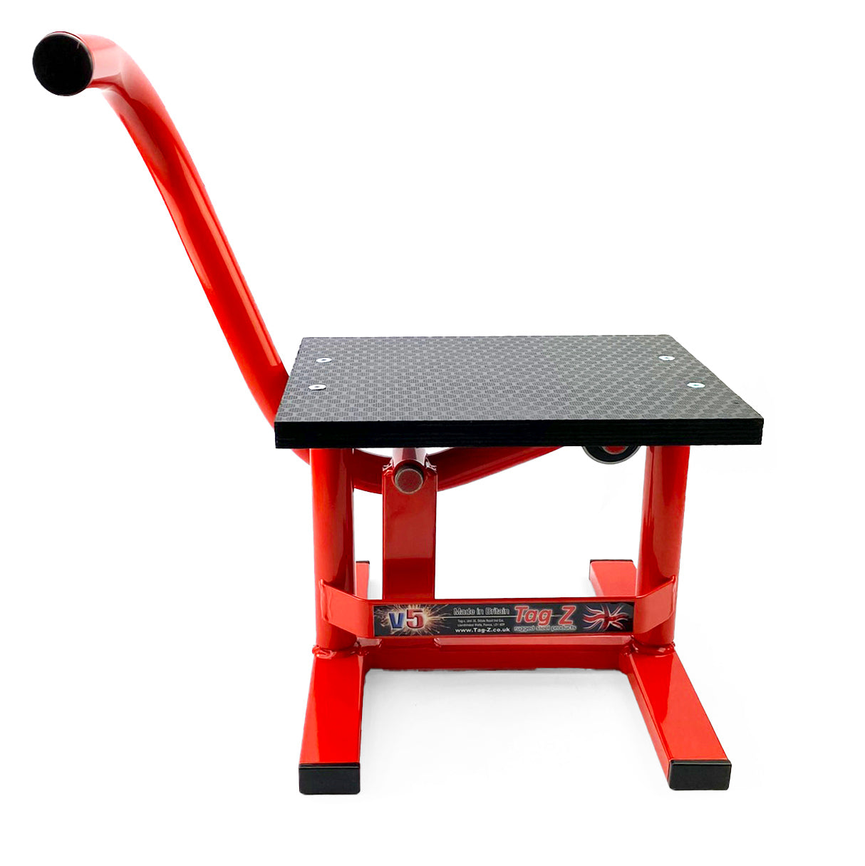 HD JACK-UP-STAND TWIN LEG v5, SCHOOL BOY / SUPER MOTO STAND, MEDIUM STAND 350mm HIGH