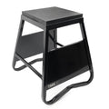 HEAVY DUTY STEEL BOX STAND MX, LARGE / 430mm HIGH MX STAND, THIS STAND DOESN'T COME WITH THE MOTO STICKER NOW