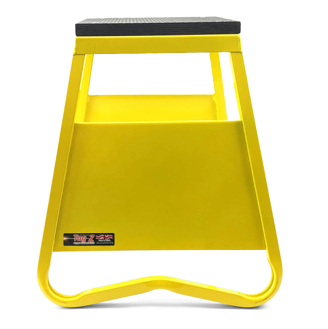 HEAVY DUTY STEEL BOX STAND MX, LARGE / 430mm HIGH MX STAND, THIS STAND DOESN'T COME WITH THE MOTO STICKER NOW