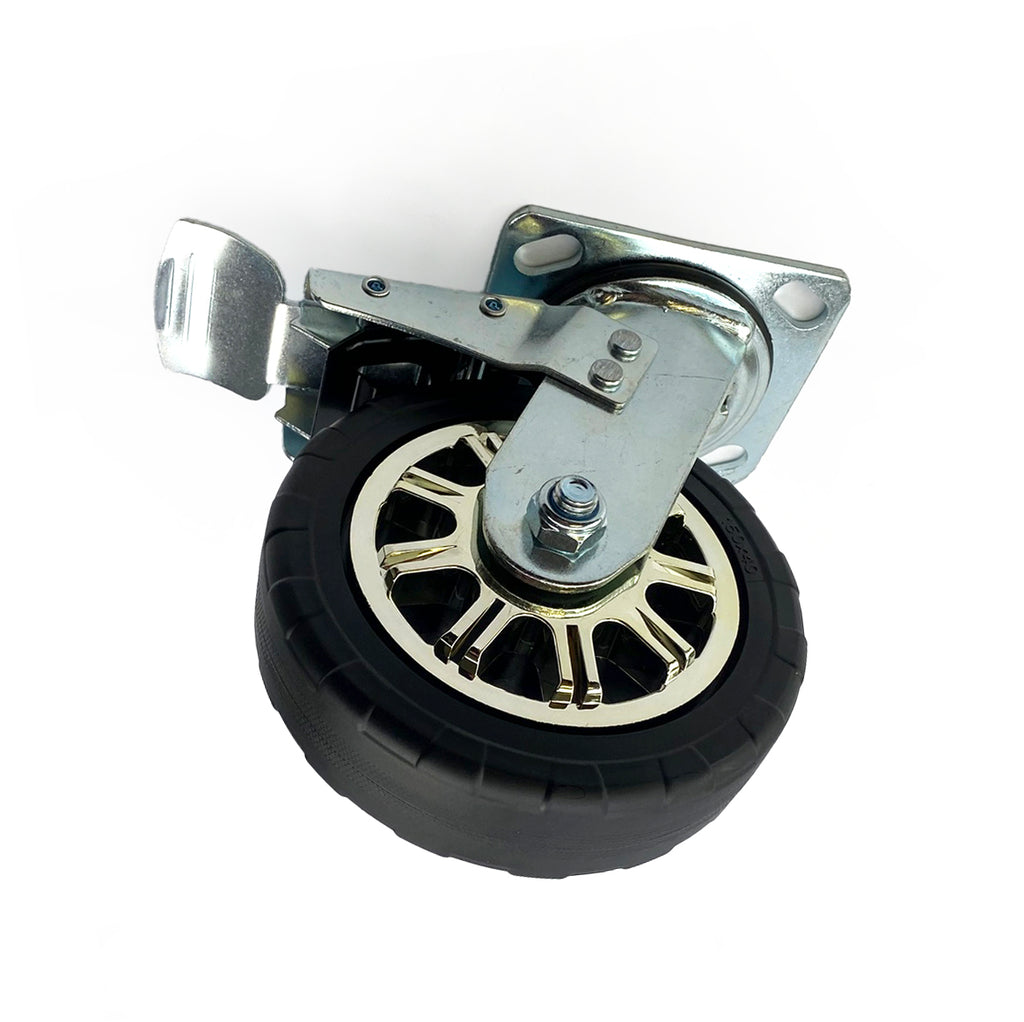 CASTOR WHEEL HEAVY DUTY 6 ROTATION WITH BRAKE - EACH