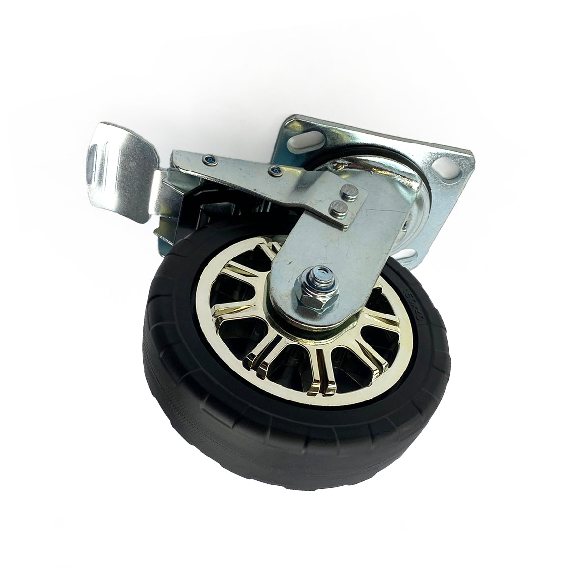 CASTOR WHEEL HEAVY DUTY 6 ROTATION WITH BRAKE - EACH