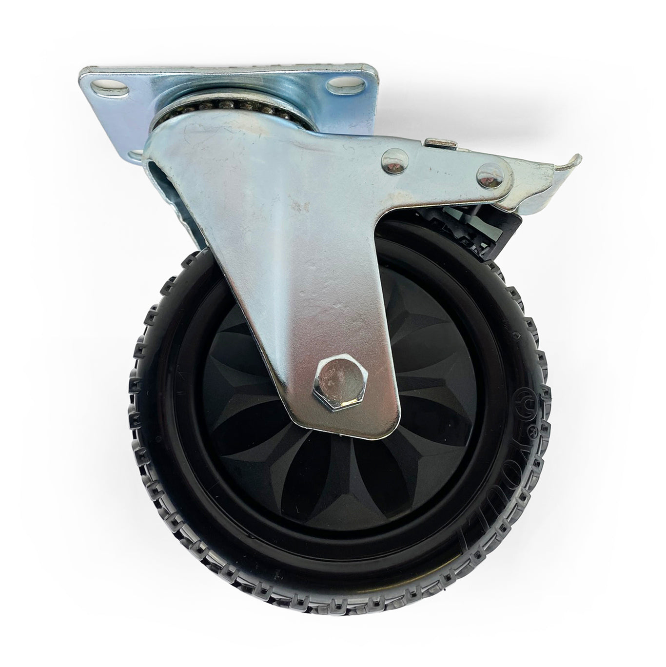 CASTOR WHEEL HEAVY DUTY 5 ROTATION WITH BRAKE - EACH