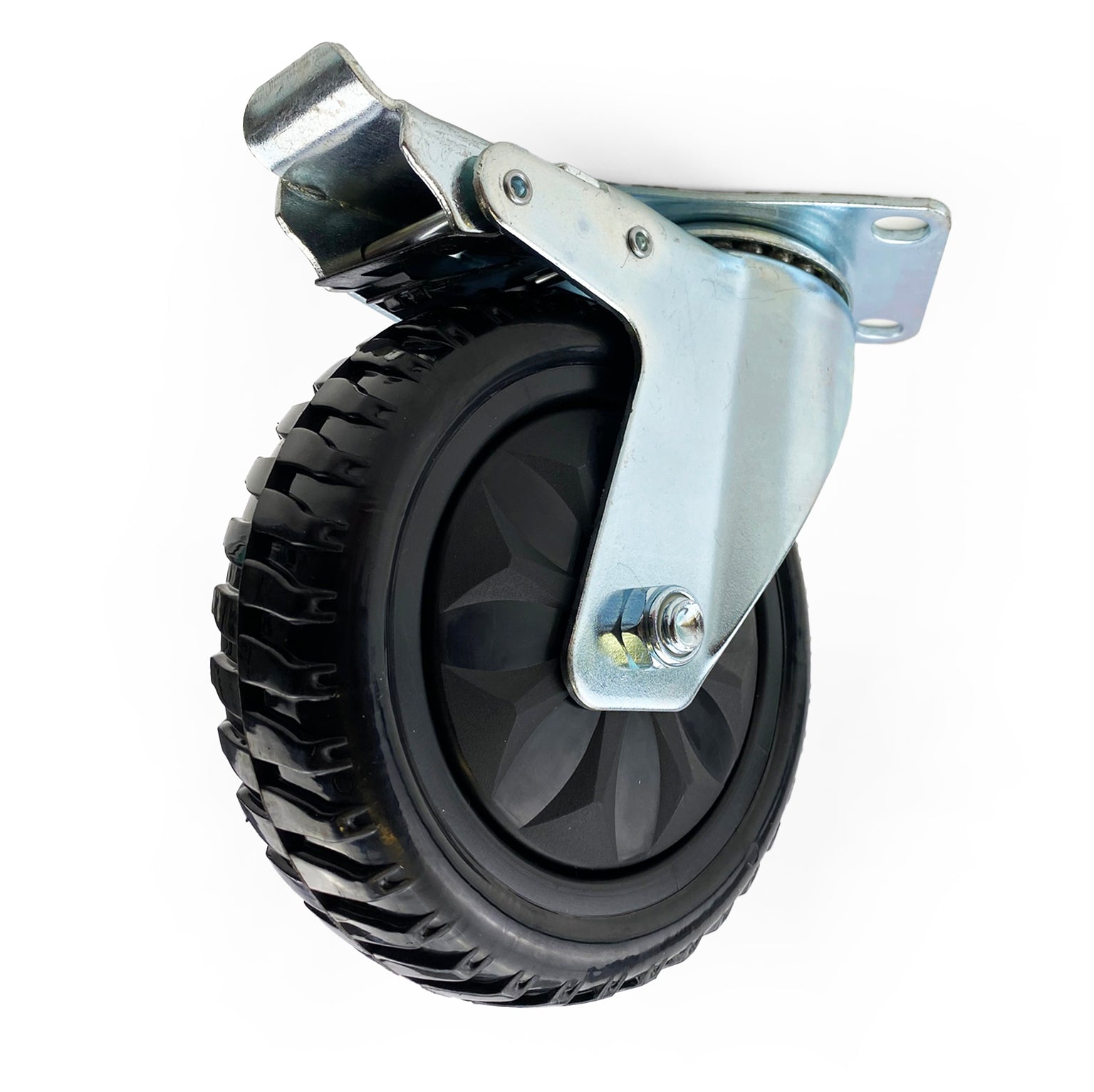 CASTOR WHEEL HEAVY DUTY 5 ROTATION WITH BRAKE - EACH