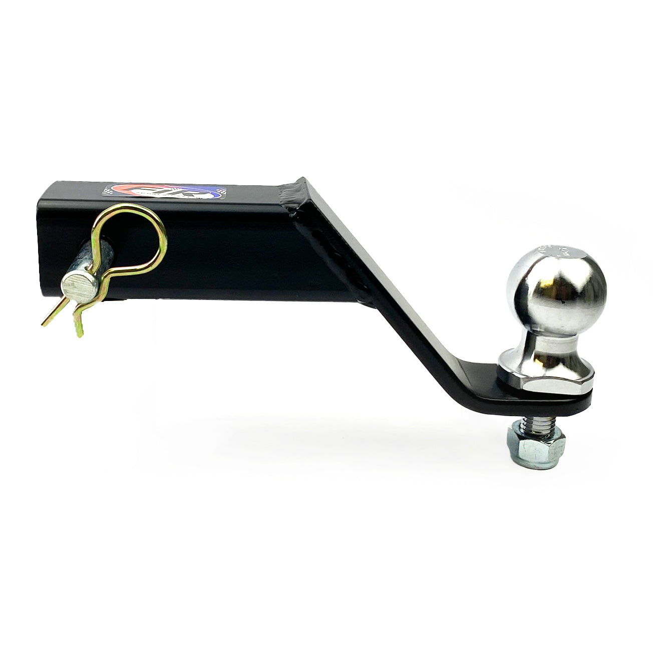 50mm BALL 60 DROP MOUNT+PIN, ATV UTV QUAD HITCH MOUNT