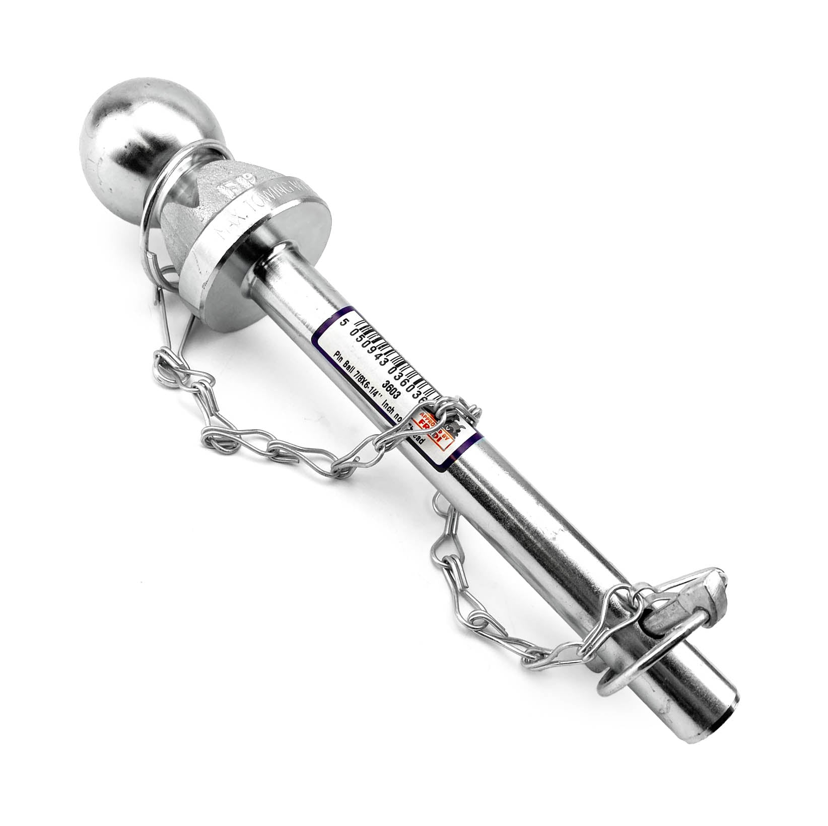 TOW HITCH BALL 50MM / PIN 22MM