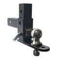 MOUNT ADJ. 6DROP 2 HOLE, FITTED WITH A 50mm BALL, ATV UTV QUAD HITCH MOUNT