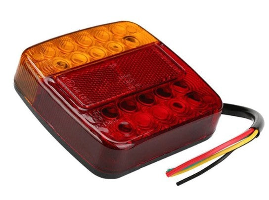 TRAILER TAILLIGHT BRAKE INDICATOR 20 LED 107x102x30mm 12V