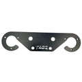 HEAVY DUTY TOW BAR BUMPER TWIN SOCKET PLATE BLACK