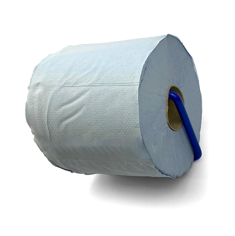 L/D FIXED ROLL HOLDER + 1 ROLL, BLUE