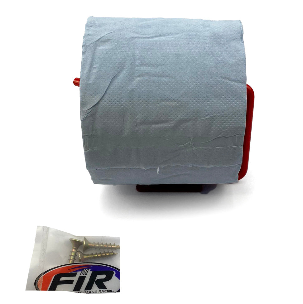 L/D FIXED ROLL HOLDER + 1 ROLL RED
