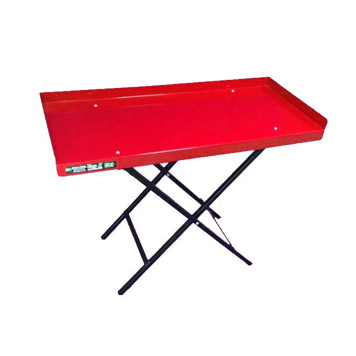 TAG-Z PRO FOLDING X-BENCH, RED / TABLE / WORK TOP