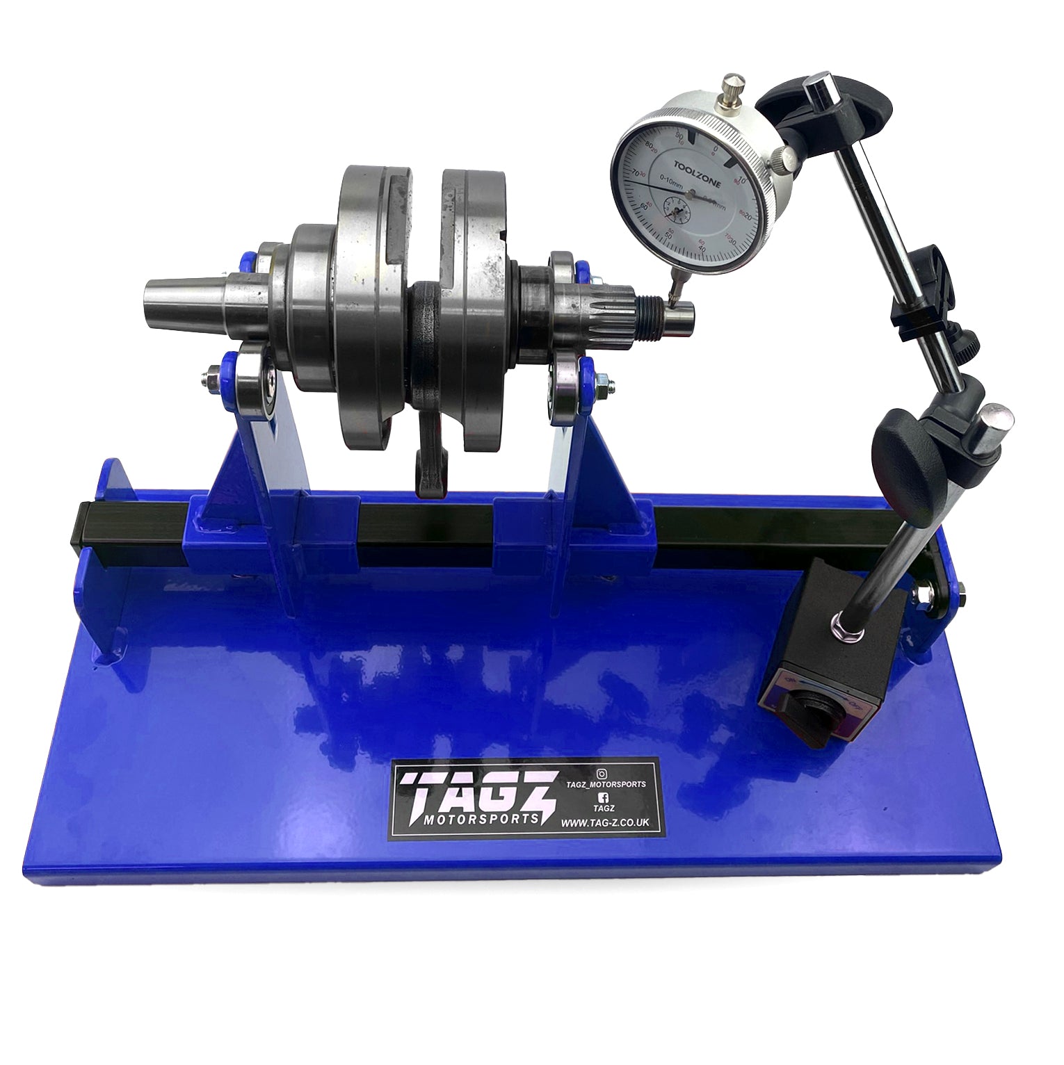 PRO CRANK BALANCE STAND BLUE, www.TAG-Z.co.uk