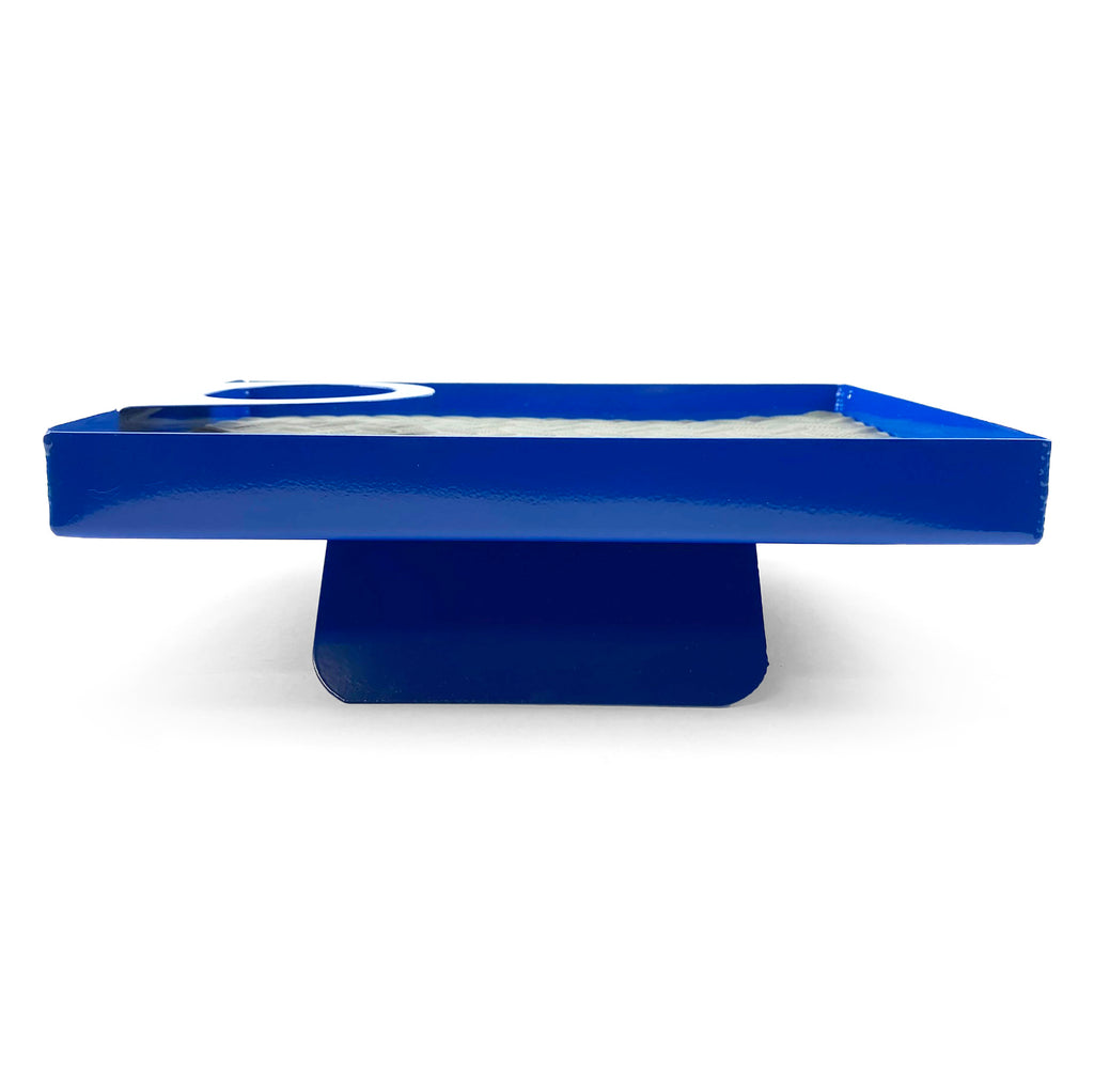 SEAT MOUNTED TOOL TRAY / HOLDER, BLUE & BLACK