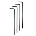 300mm LONG PEG SET/4 BK., (SUIT 33-540 WHEEL CHOCK)