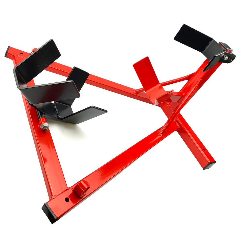 ROLL ON WHEEL CHOCK RED/BK, HEAVY DUTY ROLL ON SHOE