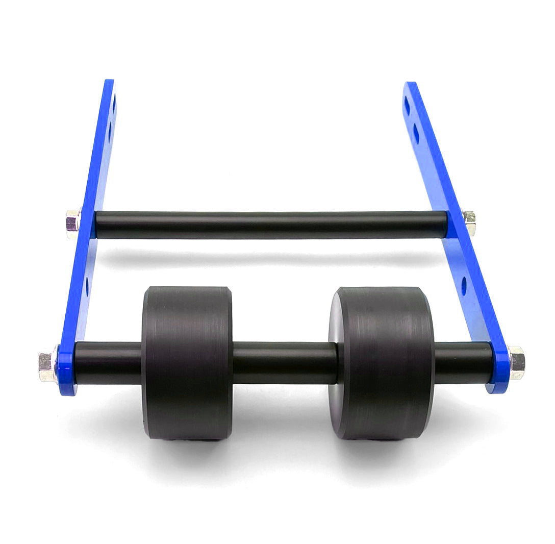 WHEELIE BAR 2 ROLLER TAG-Z BLUE, ATV QUAD WHEELIE SAVER / CATCH, 3.4KG 34x22x7cm