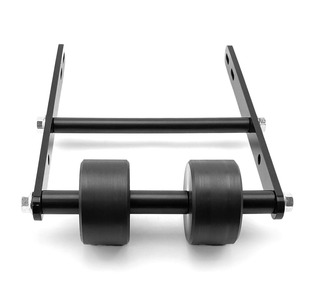 WHEELIE BAR 2 ROLLER TAG-Z GREY, ATV QUAD WHEELIE SAVER / CATCH, 3.4KG Size 34x22x7cm