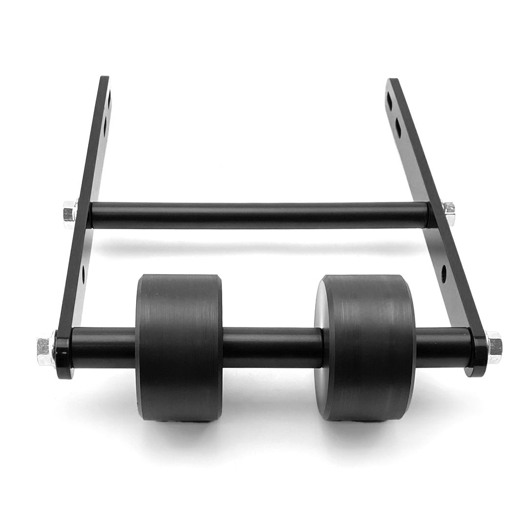 WHEELIE BAR 2 ROLLER TAG-Z GREY, ATV QUAD WHEELIE SAVER / CATCH, 3.4KG Size 34x22x7cm