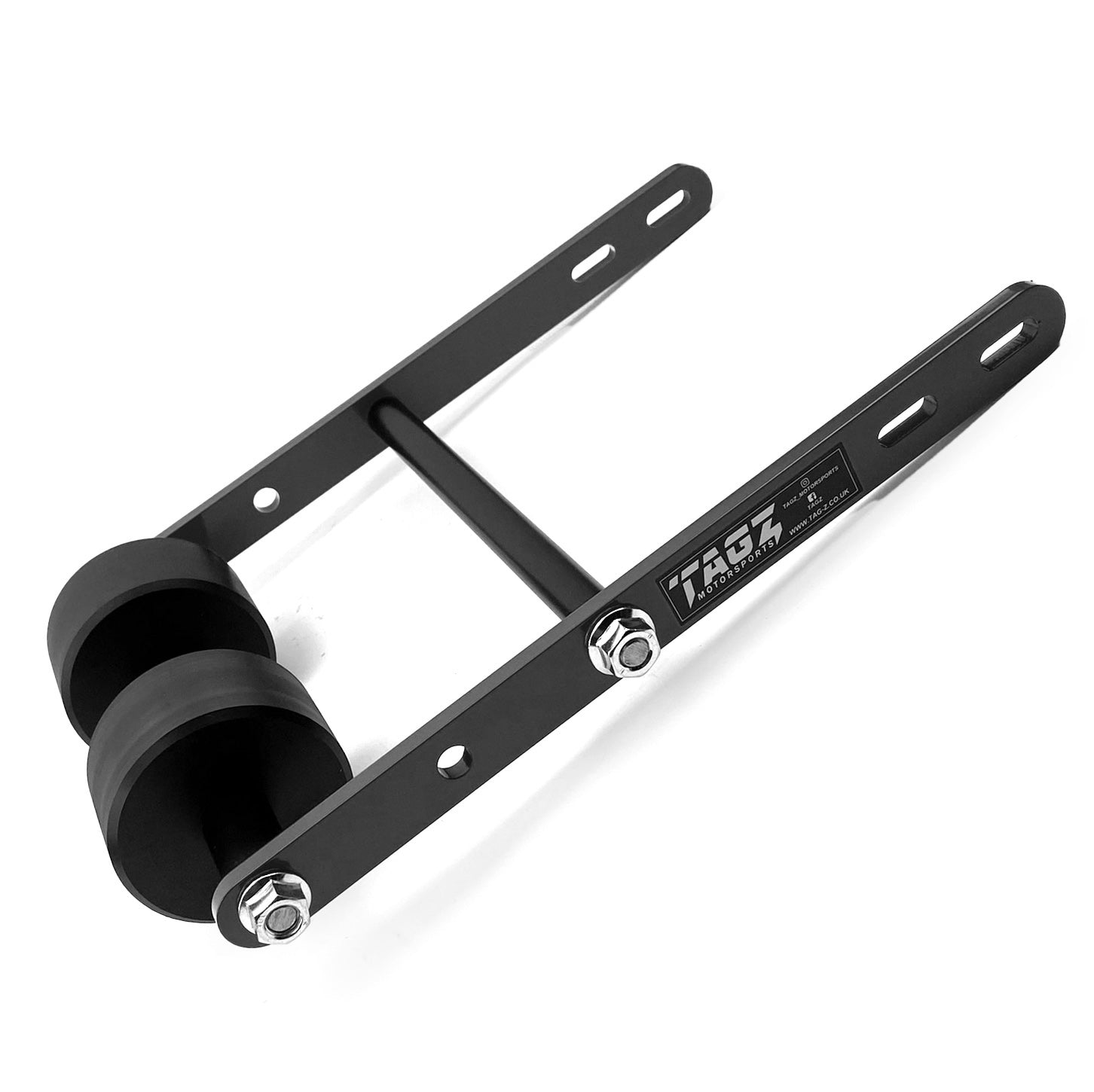 WHEELIE BAR 2 ROLLER TAG-Z GREY, ATV QUAD WHEELIE SAVER / CATCH, 3.4KG Size 34x22x7cm