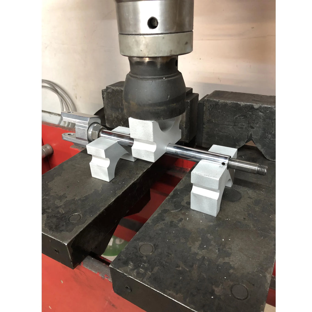 47-48 U-BLOCKS ALUMINIUM, MX FORK PRESS ALLOY DIES REAR SHOCK SHAFT STRAIGHTENING DIES