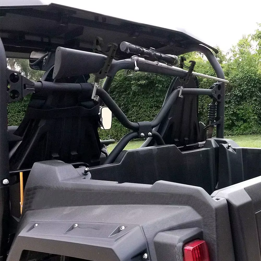 HANDLEBAR GUN TOOL RACK POLARIS CAN-AM CFMOTO HONDA YAMAHA SUZUKI KAWASAKI ATV UTV KEMITOUR FTVGR001