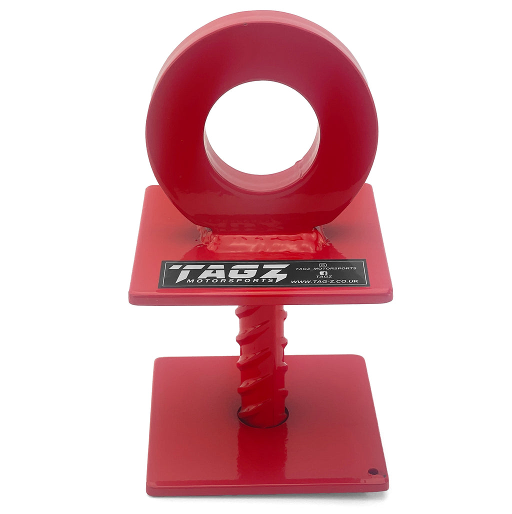 SECURITY GROUND ANCHOR, CHAIN MOUNT 50mm DEEP FIX, (BIKE LOCK SYSTEM / THEFT / SECURITY)