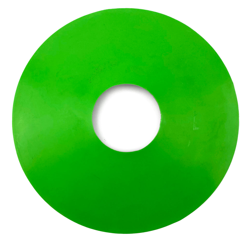 SIDECAR WHEEL DISK COVER, GREEN / UNIVERSAL FITMENT