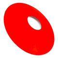 SIDECAR WHEEL DISK COVER, RED / UNIVERSAL FITMENT