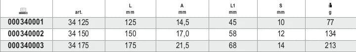 Flat Chisel 150mm - Beta Tools 34 150