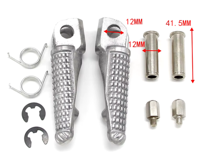 FOOT PEG SET FRONT KAWASAKI NINJA ZX-6R 9R 10R 650R Z1000 ZZR 600 1200 34028-0060 34028-0059