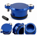 OIL INJECTION PUMP BLOCK OFF PLUG 91-24 YAMAHA PW Y-ZINGER 50 80 6061 BILLET ALUMINUM BLUE CNC