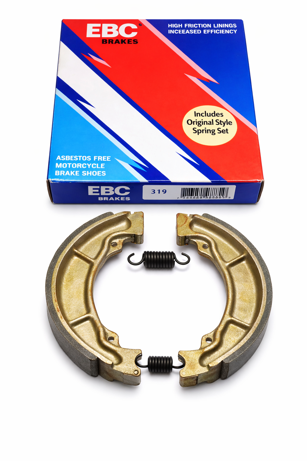 BRAKE SHOES HONDA XL 400 500 600 EBC H318 VB136 S318