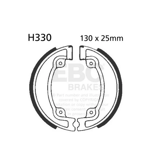 BRAKE SHOES EBC H330 S330