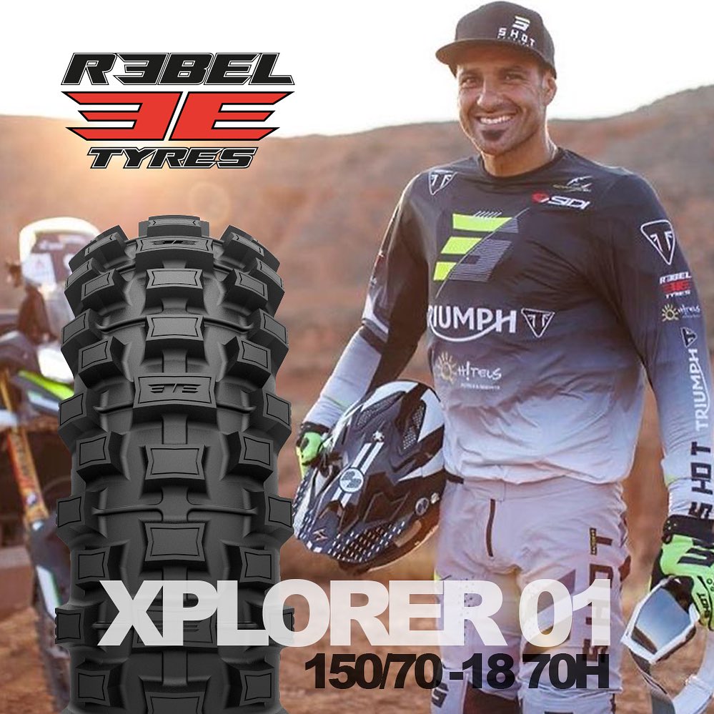 Rebel Xplorer 01 Evo in size 150/70 -18